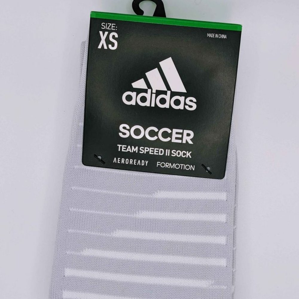 adidas Team Speed II Men Soccer Socks XS ((originally $18)